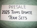 2025 Topps Update Team Sets for All 30 MLB Teams