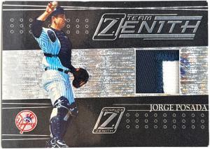 2005 Donruss Zenith Jorge Posada Game Used Patch