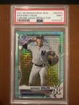 2021 Bowman Chrome Anthony Volpe Aqua Mojo Refractor