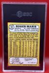 Roger Maris 1968 TOPPS #330 Card - SGC 5