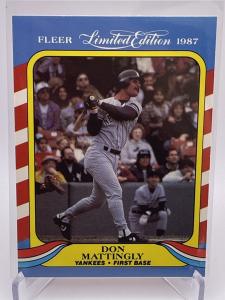 1987 Fleer Don Mattingly Baseball Card #26