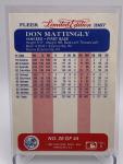 1987 Fleer Don Mattingly Baseball Card #26