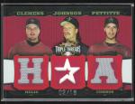 2006 Topps Triple Threads Clemens Johnson Pettitte Jersey