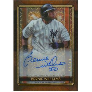 2020 Topps Tribute Bernie Williams Signed Card
