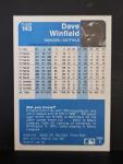 1984 Fleer Dave Winfield Yankees Card