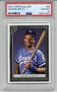 2021 Topps Gallery George Brett PSA 10 Card
