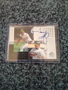 2000 SP Authentic Jason Giambi Auto #JG