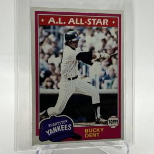 1981 Topps Bucky Dent Baseball Card #650
