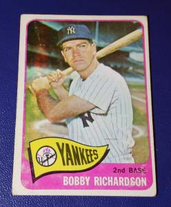 1965 Topps Bobby Richardson Baseball Card #115