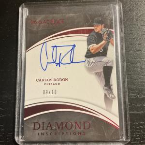 2016 Panini Immaculate Carlos Rodon Auto /10