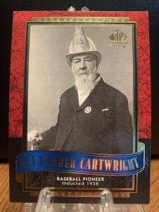 Alexander Cartwright 2003 SP Legendary Cuts Baseball Card