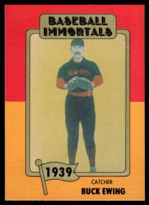 1980 Baseball Immortals Hall of Fame Cards