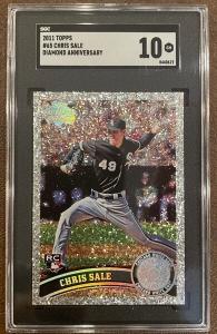 2011 Topps Chris Sale SGC 10 Rookie Card