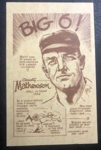 Christy Mathewson 1979 Bob Parker Baseball Card