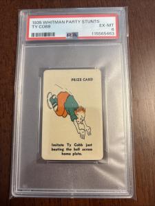 Ty Cobb 1935 Whitman Party Stunts Baseball Card