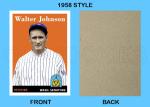 Walter Johnson Baseball Trading Card - ACEO 58-T-WJ-1