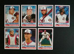 2025 Topps Heritage Washington Nationals Team Set