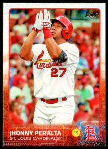 2015 Topps Jhonny Peralta St. Louis Cardinals Card