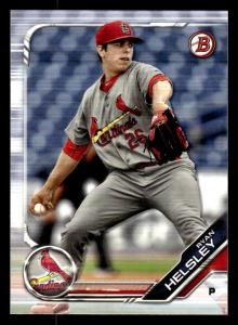 2019 Bowman Ryan Helsley Prospects Card St. Louis