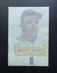 1966 Topps Mickey Mantle Rub-Off Card