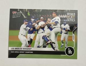 Los Angeles Dodgers 2020 World Series Topps Card