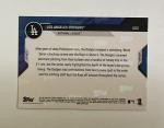 Los Angeles Dodgers 2020 World Series Topps Card