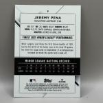 Jeremy Pena 2022 Topps Finest Rookie Card #9