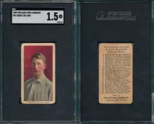 1909 E95 Eddie Collins Athletics Baseball Card