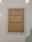 1888 Spalding Baseball Poster Ad - Chicago Railway
