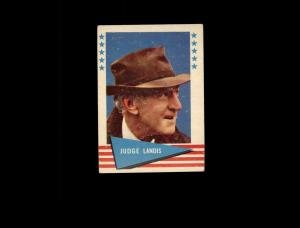1961 Fleer Kenesaw M. Landis Card #D1,321301