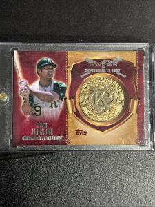 2015 Topps Reggie Jackson Gold Medallion Coin