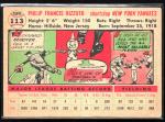 Phil Rizzuto 1956 Topps Yankees Card #113