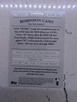 2009 Topps Robinson Cano Triple Relic /224