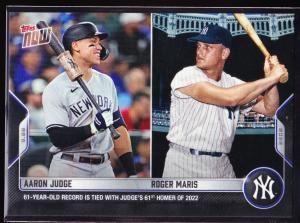 Aaron Judge 61 HR Tie Roger Maris Topps Card