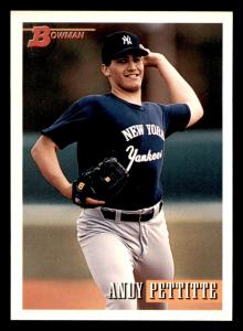 1993 Bowman Andy Pettitte Baseball Card #103