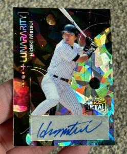 Hideki Matsui 1/10 Auto Leaf Metal Card