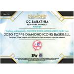 2020 Topps C.C. Sabathia Autographed Card