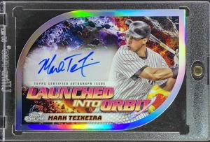 Mark Teixeira Autographed Topps Gold Glove Refractor