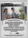 Eckersley Gossage Fingers 2023 Leaf Autograph Card