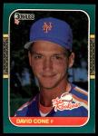 1987 Donruss David Cone Rookie Card #35