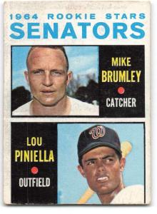 1964 Topps Mike Brumley/Lou Piniella Rookie Card