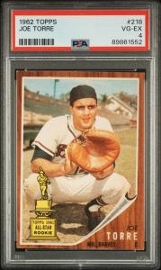 1962 Topps Joe Torre #218 Card