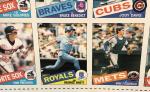 1985 Topps Vintage George Brett Uncut Card Sheet