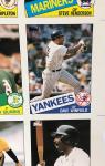1985 Topps Vintage George Brett Uncut Card Sheet