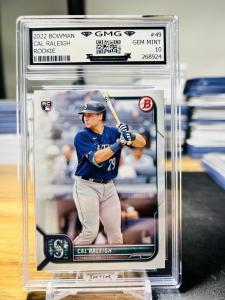 2022 Bowman Cal Raleigh Rookie Card Gem Mint