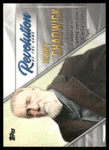 2019 Topps Henry Chadwick Revolution of the Game Card