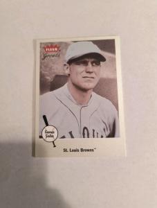George Sisler 2002 Fleer Greats Baseball Card