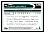 Erasmo Ramirez 2012 Topps Update #US245 Card