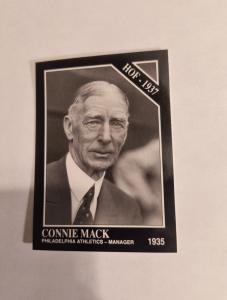 Connie Mack 1991 Conlon Collection HOF #47 Card