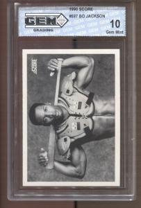 1990 Bo Jackson Score #697 Rookie Card